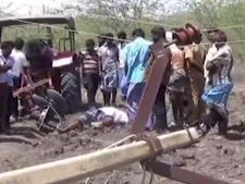  விவசாய பணியின்போது டிராக்டரில் மின் வயர் சிக்கி தொழிலாளி மரணம்: வீடியோ 