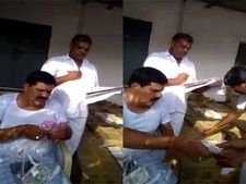  எம்ஜிஆர் விழாவுக்கு பெட்டி பெட்டியாக சரக்கு, கத்தை கத்தையாக கரன்சி: பகீர் வீடியோ- மறுக்கும் எம்எல்ஏ