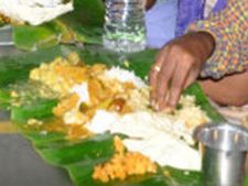 85 வயது மூதாட்டியை நேரில் சென்று சந்தித்து உதவித்தொகை வழங்கி, உணவு பரிமாறிய கரூர் கலெக்டர்