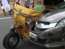 திருவண்ணாமலை அருகே ஆட்டோ - கார் மோதி விபத்து.. 2 பேர் சம்பவ இடத்திலேயே பலி 