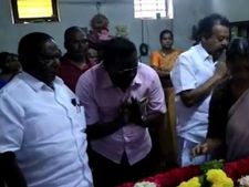  புதுச்சேரி முதல்வர் நாராயணசாமியின் தாயார் காலமானார்.. பொன்முடி அஞ்சலி