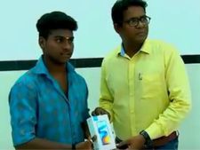 மதுரை ராகுலுக்கு அடித்தது லக்... 21 ஆயிரம் ரூபாயில் போன் வாங்கித் தந்த சிவக்குமார்! 