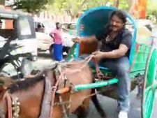 ட்ரியோ.. ட்ரியோ.. ட்ரியோ.. டுய்ய்ய்ய்.. ஜட்கா ஓட்டி திண்டுக்கல்லை மிரள வைத்த மன்சூர் அலிகான்! 