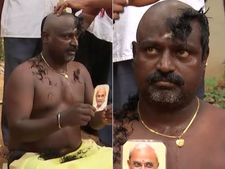 பிள்ளையாரப்பா.. வைத்திலிங்கம் ஜெயிக்கணும்.. மொட்டை போட்ட காங்கிரஸ் நிர்வாகி!