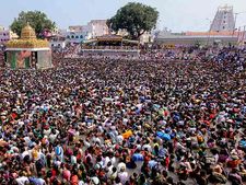 திருப்பதியில் பக்தர்கள் கூட்டம் அலைமோதல்... ஏப்ரல் மாதத்தில் ரூ.84.27 கோடி உண்டியல் வருமானம் 