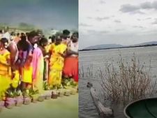 காவிரியாற்றில் சாமியாடிய பெண்கள்.. 10 ஆண்டுக்கு முன் ஆற்றில் வீசிய  அம்மன் சிலையை தேடும் மக்கள் 