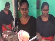  படிச்சாகணும்.. டீச்சராகணுமே.. கடகடவென கறி வெட்டி கலக்கும் சண்முகப் பிரியா! 