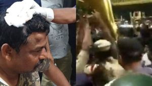  ஒரு எம்எல்ஏ செய்ற வேலையா இது... வீடியோவால் வசமாக சிக்கிய பாஜக எம்எல்ஏ..  தெலுங்கானாவில் அதிர்ச்சி 