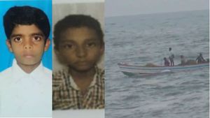 குமரியில் ராட்சத அலையில் சிக்கிய 4 சிறுவர்கள்.. ஒருவர் பலி.. இருவர் மாயம்