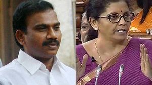 சம்பந்தமேயில்லாம புறநானூற்றை மேற்கோள்காட்டிய நிர்மலா.. கனகச்சிதமாக திருக்குறளை சுட்டி காட்டிய ஆ ராசா