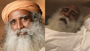 கலைந்த தலை.. தலைப்பாகை இல்லை.. சோர்வுடன் ஜக்கி வாசுதேவ்.. பரபரப்பை கிளப்பிய போட்டோ 
