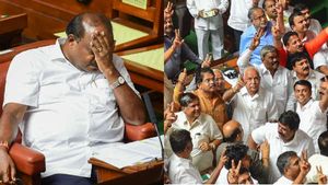  ஆதரவு 99, எதிர்ப்பு 105 வாக்குகள்.. நம்பிக்கை வாக்கெடுப்பில் தோற்று கவிழ்ந்தது குமாரசாமி அரசு