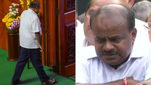 நாளை நம்பிக்கை வாக்கெடுப்பு.. எடியூரப்பாவை போல் குமாரசாமியும் இன்றே 