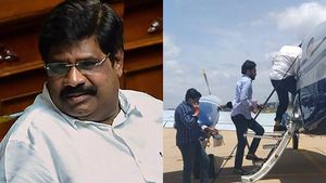 கர்நாடக அரசியல் குழப்பத்தின் பின்னணியில் பாஜக.. ஏர்போர்ட்டில் சிக்கிய 'அந்த' போட்டோ! 