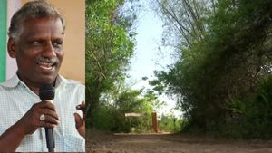 தனி ஒருவன் நினைத்து விட்டால்.. 100 ஏக்கர் பரப்பளவில் ஓங்கி உயர்ந்த காடு.. சபாஷ் சரவணன்!