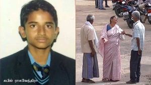 ஷாக்.. கத்திரிக்கோலால் குத்தி கிழித்து 14 வயது மாணவன் கொலை.. சக மாணவன் வெறிச்செயல் 