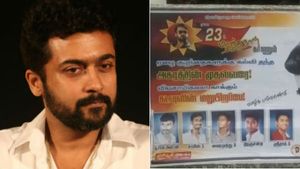 அரசியலுக்கு வர பிள்ளையார் சுழி போடுகிறாரா சூர்யா.. ரசிகர்கள் போஸ்டரால் பரபரப்பு + எதிர்பார்ப்பு 