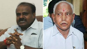நாளை நம்பிக்கை வாக்கெடுப்பு.. பெங்களூர் கோவில்களில் குமாரசாமி, எடியூரப்பா பூஜை, யாகம் 