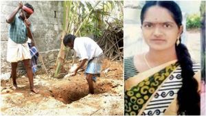 முத்தரசியுடன் தனிக்குடித்தனம்.. வேறு பெண்ணை மணக்க.. அடித்து கொன்று வீட்டுக்குள்ளேயே புதைத்த டிரைவர் 
