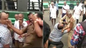 ஒரு பயணியை.. சுற்றி சூழ்ந்து.. சரமாரியாக தாக்கிய அரசு டிரைவர், கண்டக்டர்கள்.. திண்டுக்கல்லில் ஷாக்! 