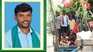 நம்ம ஊரு ஹீரோ..  விக்கிரவாண்டியை வெல்ல.. கையில் கரும்புடன் களம் குதித்த கந்தசாமி! 