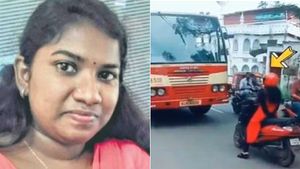 நடு ரோட்டில் ஏன் நின்னேன் தெரியுமா.. டிரைவரை திட்டாதீங்க.. தில் கேரள பெண்ணின் பளிச் பேட்டி! 
