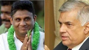  பிரதமர் பதவி.. ரணில் நிம்மதி! சஜித் பிரேமதாசவை அதிபர் வேட்பாளராக்க ஐதேக செயற்குழு ஒப்புதல்!