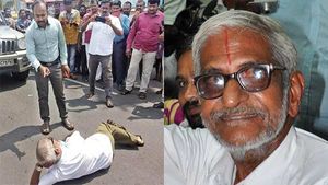 ம்ஹூம்.. எழ முடியாது.. இப்படித்தான் ரோட்டுல படுத்துப்பேன்.. அடம் பிடித்த டிராபிக் ராமசாமி! 