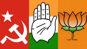 கேரள  இடைத்தேர்தல்.. காங்கிரஸுக்கு 3.. இடதுசாரிகளுக்கு 2.. ஒரு தொகுதியில் பாஜகவுக்கு 2வது இடம்! 