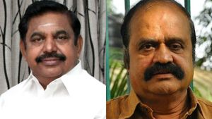 சேலத்தில் முதல்வர் பழனிசாமியுடன் அமமுக அதிருப்தி நிர்வாகி புகழேந்தி திடீர் சந்திப்பு 