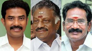 ஓ = ஒற்றுமை, பி = பாசம், எஸ் = சேவை..  A poem by Bharathi Raja.. அல்ல அல்ல.. செல்லூர் ராஜு!
