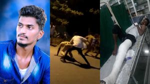 புதுச்சேரி வரலாற்றிலேயே முதல் முறையாக.. போலீஸைத் தாக்கிய ரவுடிக்கு கால் முறிந்தது!!!