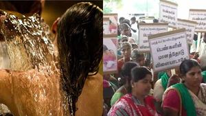 பாத்ரூமில் குளிப்பதை டிரோன் மூலம் வீடியோ எடுப்பதா.. தனியார் சர்வே நிறுவனம் மீது பெண்கள் பாய்ச்சல்! 