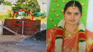  வேகமாக மோதிய கார்..  தூக்கி வீசப்பட்ட நந்தினி.. பதை பதைக்க வைக்கும் கடைசி நிமிடம்.. ஷாக் வீடியோ 
