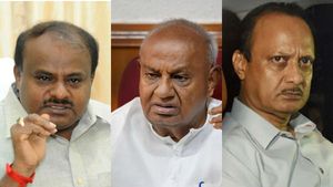 2006ல் குமாரசாமி ஆடிய விளையாட்டு.. அஜீத் பவாரும் அதே ஆட்டம்.. கர்நாடகாவை மிஞ்சிய மகாராஷ்டிரா! 