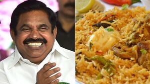 ஆம்பூர் பிரியாணி இருக்கே.. அருமையான பிரியாணி.. டேஸ்ட்டா இருக்கும்.. ரசித்து பேசிய எடப்பாடியார் 