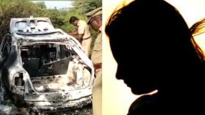 காட்டுக்குள்ளே.. காருக்குள்ளேயே வைத்து.. தீவைத்து எரிக்கப்பட்ட பெண்.. யார் அவர்.. ஏன் இந்த கொடுமை? 