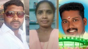 ஷாக் சம்பவம்.. 3 பிள்ளைகளின் கண் முன்பாகவே தாய், கள்ளக்காதலன் வெட்டி கொலை..! 