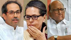 ஒரே கல்லில் 3 மாங்காய் அடித்த பாஜக.. ஒரே பதவிப்பிரமாணம்.. சிவசேனா, காங், என்சிபிக்கு நோஸ் கட்! 