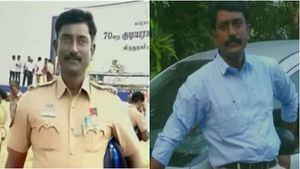 ஹெல்மட் சரியா போடல.. குறுக்கே வந்த நாய்.. பைக்கில் வந்த போலீஸ்காரர் பேரிகார்ட்டில் மோதி பலி! 