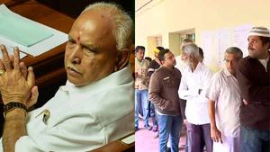 கர்நாடகத்தில் சட்டசபை இடைத்தேர்தல்.. வாக்குப் பதிவு தொடங்கியது- தப்புமா எடியூரப்பா அரசு? 