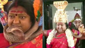 பகீர் கபிலா.. படிச்சது எம்ஏ.. நெற்றி நிறைய குங்குமம்.. கழுத்துல பாம்பு.. சாமியாரானது இப்படித்தான்! 