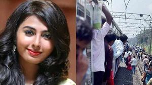 மும்பையில் புறநகர் ரயிலில்  கூட்ட நெரிசல்.. தவறி விழுந்து 22 வயது இளம் பெண் உயிரிழப்பு 