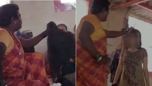 இங்க பாரு.. உண்மையை சொல்லு.. இல்லாட்டி ரத்த வாந்தி எடுப்பே.. பெண்ணை  பிரம்பால் அடித்த திருநங்கை