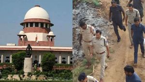 ஹைதராபாத் என்கவுண்டர்.. போலீஸ் மீது எப்.ஐ.ஆர்.. உச்சநீதிமன்றத்தில் அதிரடி வழக்கு 