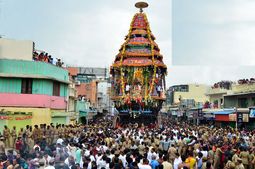 திருக்கார்த்திகை தீப திருவிழா : திருவண்ணாமலையில் பக்தர்கள் வெள்ளத்தில் பவனி வந்த ஐந்து தேர்கள்