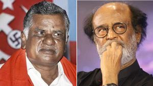 ரஜினி இரட்டை வேடம் போடுகிறார்... இந்திய கம்யூ. மாநிலச் செயலாளர் முத்தரசன் விளாசல் 