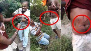ஓ, கிரைமா நீ.. என்னையே புடிக்கறியா.. சிஐஎஸ்எப் வீரரை கத்தியால் குத்தி.. முட்டிபோட வைத்த கஞ்சா ரவுடி 