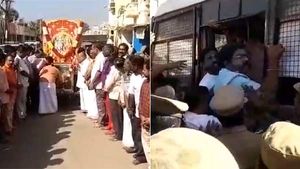 ரஜினி பேச்சு: 50 ஆண்டுக்குப் பின் பெரியாருக்கு எதிர்ப்பு- சேலத்தில் ராமர் ஊர்வலம்- 50 பாஜகவினர் கைது