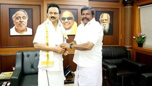 வெற்றி பெற்றவர்களை குஷி படுத்தும் திமுக... ஸ்டாலின் தலைமையில் திருச்சியில் பாராட்டு விழா 